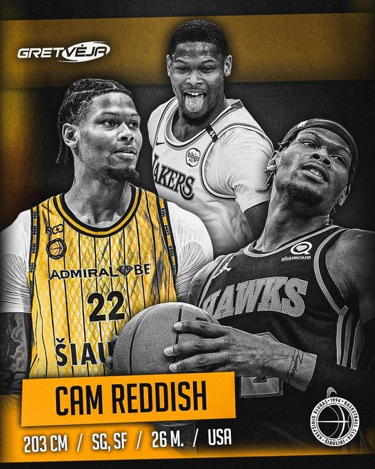 半岛体育APP-19年10号秀！立陶宛俱乐部BC Siauliai官宣雷迪什加盟